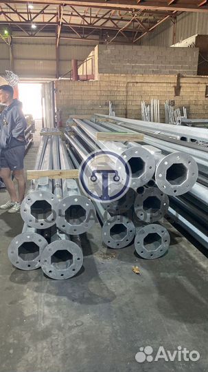 Опоры освещения сфг-400-8-02 (8 метров высотой)