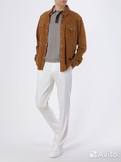 Поло хлопковое boss