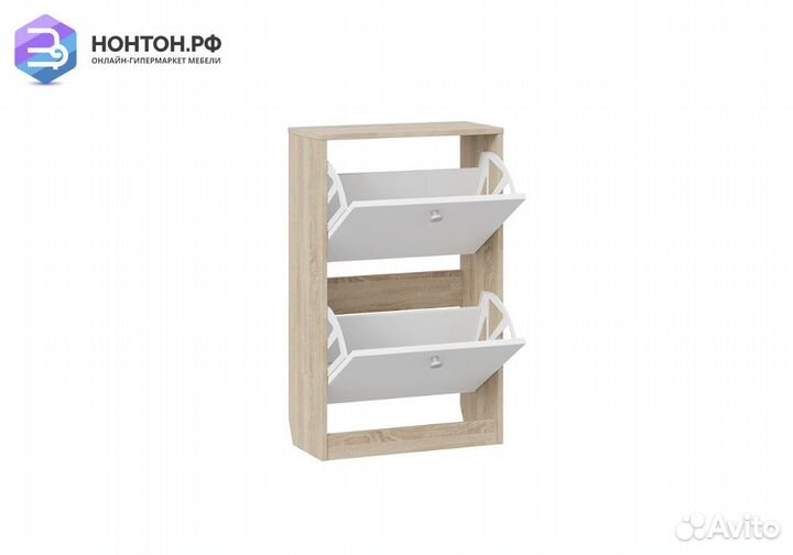 Тетра Тумба для обуви тип 2 дуб сонома / белый