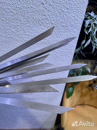 Шампура из нержавейки 9 шт