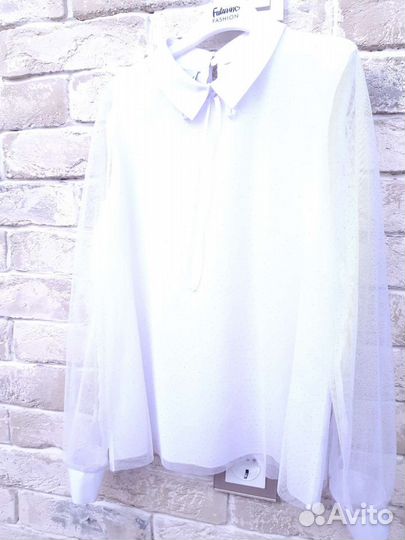 Блузка для девочки школьная