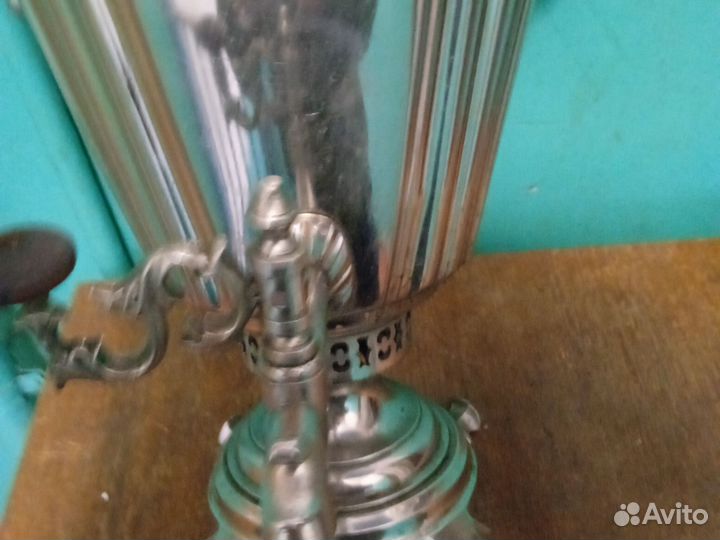 Самовар на дровах рюмка