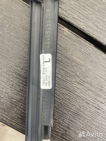 Молдинг стекла задний левый opel astra j