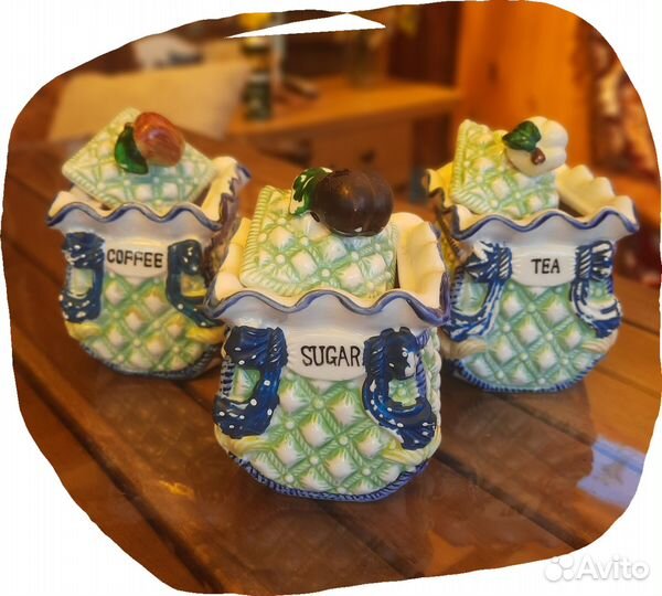 Наборы для чая, кофе, сахара керамика