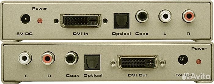 Удлинитель Gefen EXT-DVI-audio-CAT5