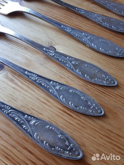 Ложки вилки мельхиоровые, мнц, СССР