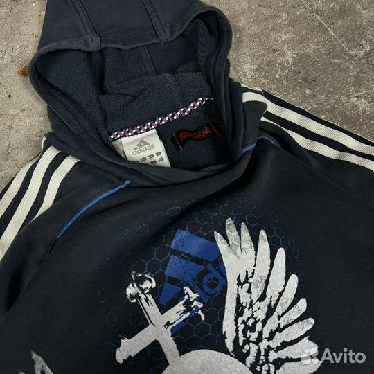 Готическое Худи Adidas (Affliction, y2k type)