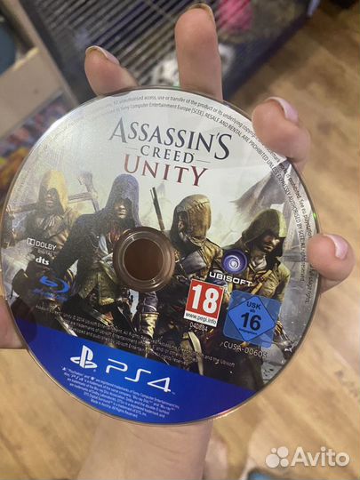 Диск PS4 assassin