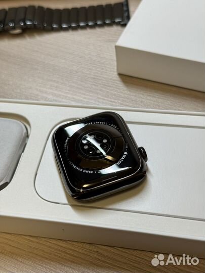 Apple watch stainless steel 7 45 mm Graphite