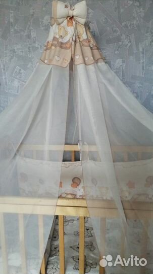 Балдахин и борта в кроватку