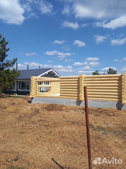 Оцилиндрованное бревно от производителя