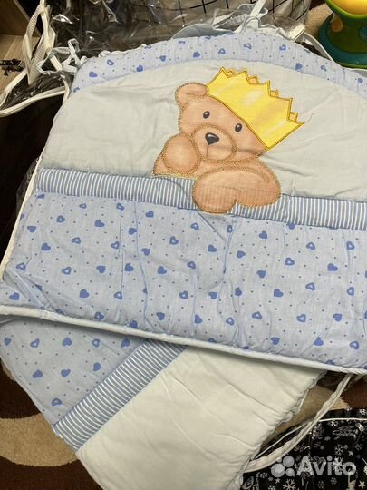 Комплект в кроватку, бортики