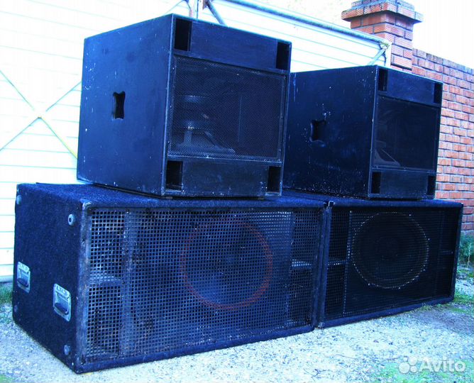 Сабвуферы Pro 7200W 4ш SUB-218 MAG+PBF Нч Колонки