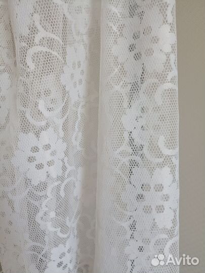 Шторы занавеска тюль белая 3х4