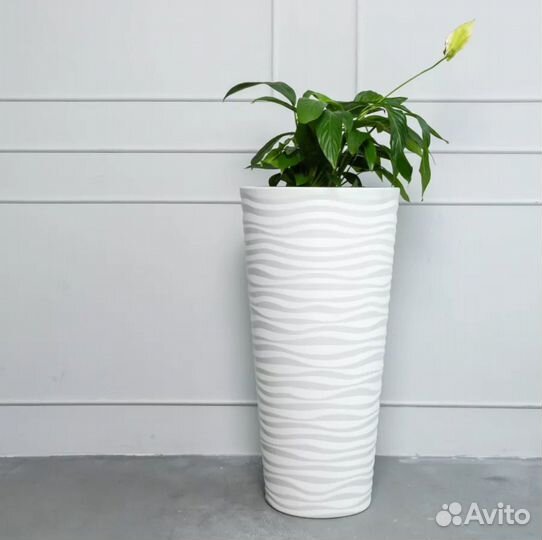 Горшок для цветы высокий