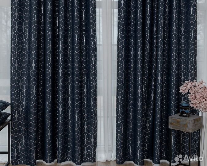 Комплект шторы и тюль Гала роял+Вуаль