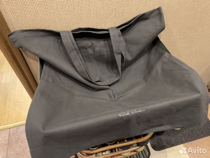 Коробка и Tote bag Rick Owens