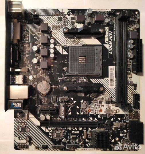 Мат. плата AM4 ASRock A320M-HDV R4.0