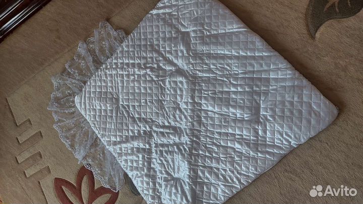 Конверт одеяло на выписку зимний