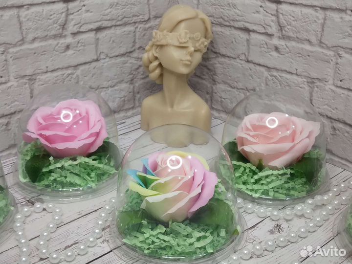 Роза в колбе