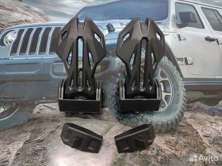 Замок капота Jeep Wrangler JL 2018-2023