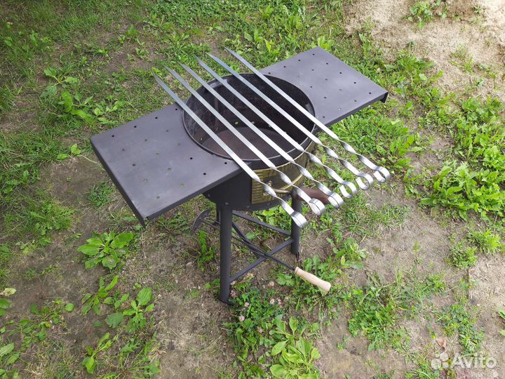 Гриль, мангал, печь для казана,коптильня
