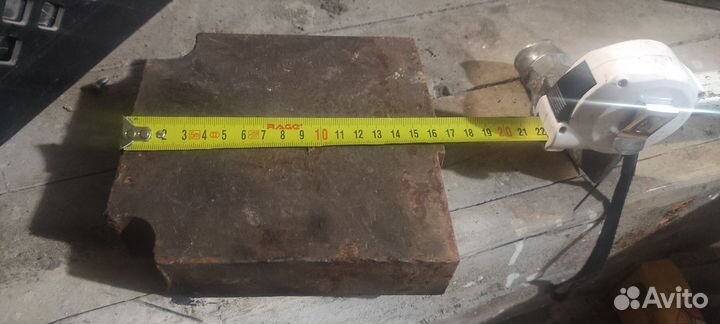 Плита стальная наковальня СССР