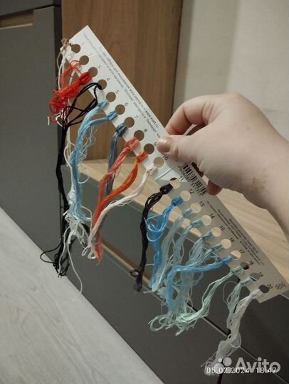 Набор для вышивания крестом panna. Остатки