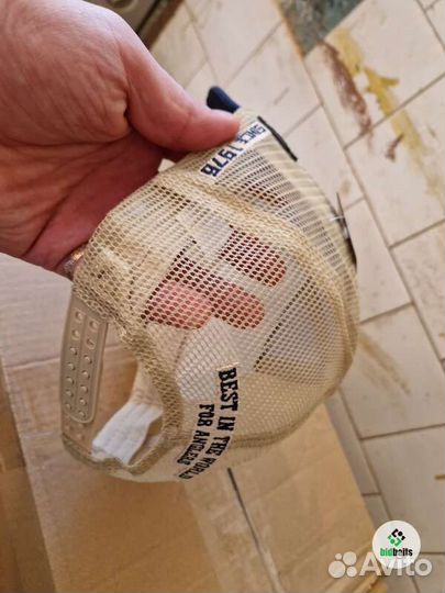 Кепка Hearty Rise Сине-Бежевая (бейсболка)