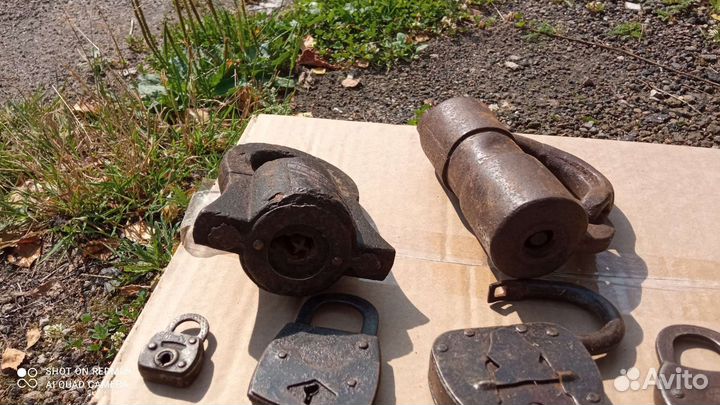 Замки навесные старинные. 6 шт за 2500