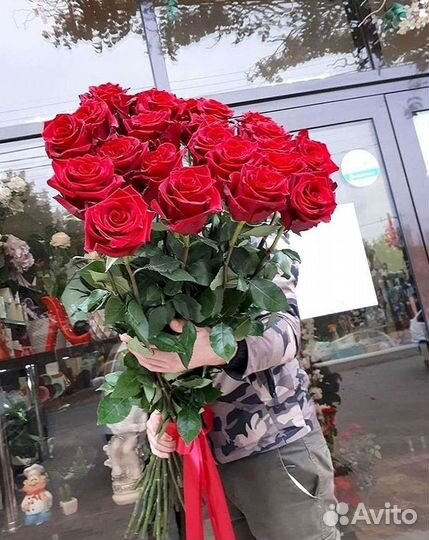 Высокие розы Гигантские розы Доставка цветов