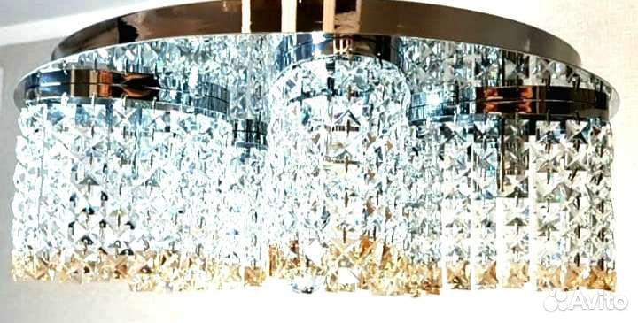 Люстра потолочная хрустальный новая/ К/Ш. 50890/5