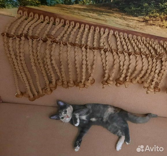 Ручной работы штора макраме 93 х 53 см