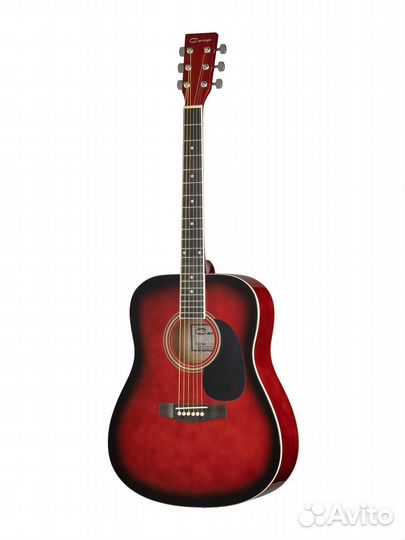 Caraya F630-RDS Акустическая гитара, красный