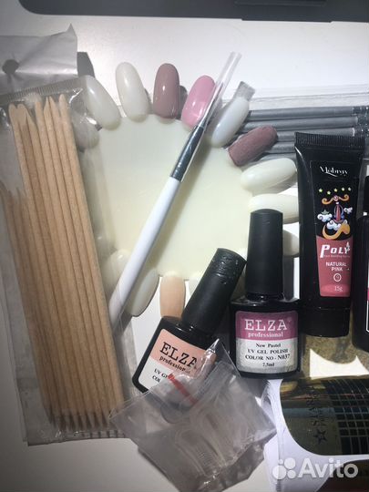 Набор для наращивания ногтей бу