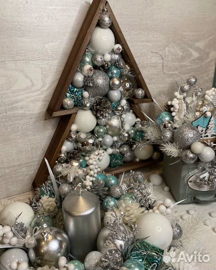 Декоративная настольная елка