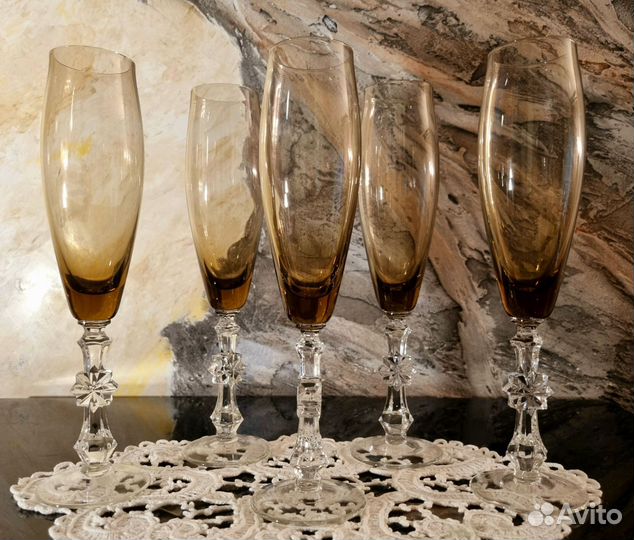 Хрустальные фужеры