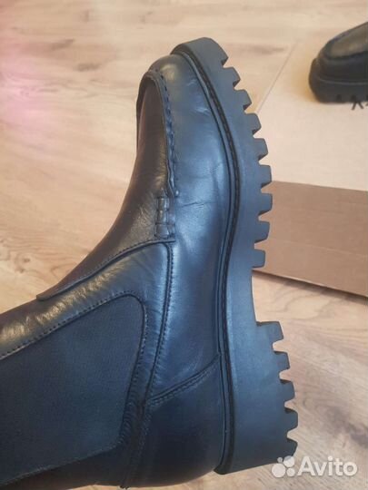 Ботильоны кожаные 40