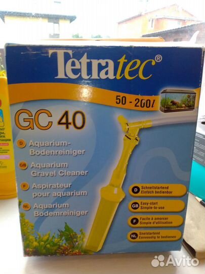 Сифон TetraTec GC40 для чистки грунта аквариума