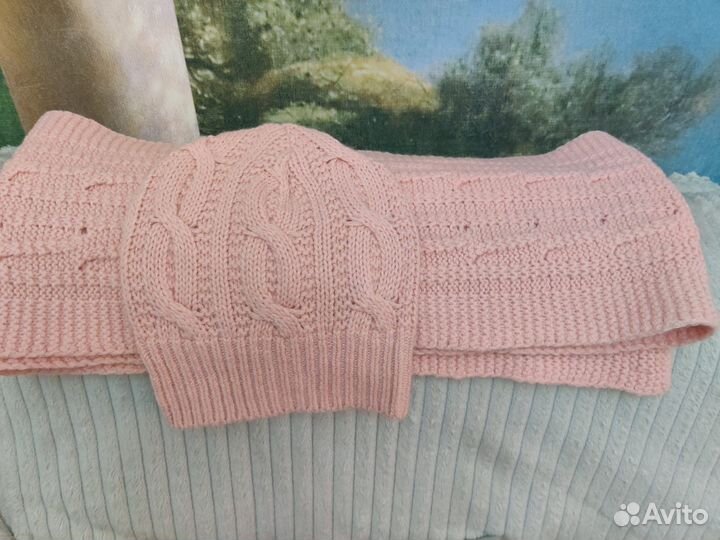 Комплект шапка и шарф