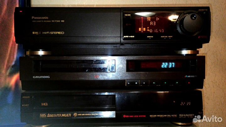 Видеомагнитофон Panasonic NV-FS88 S-VHS Hi-Fi Ster