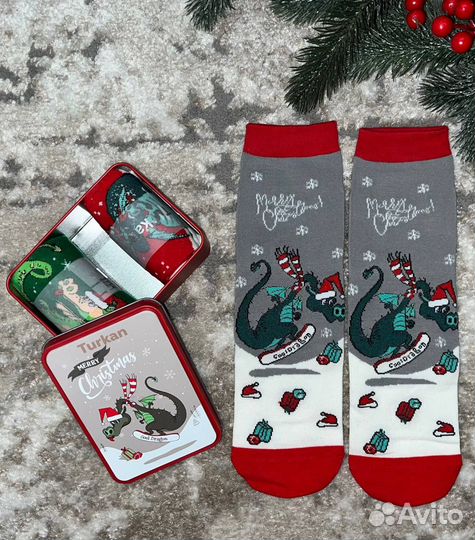 Новогодние носки