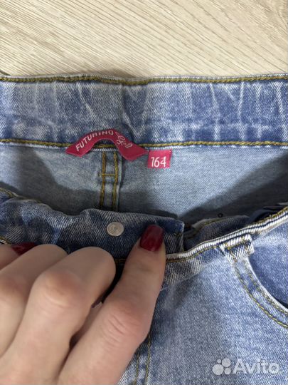 Джинсы клеш 164