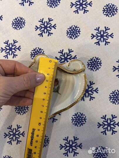 Пепельница с трубкой фарфор