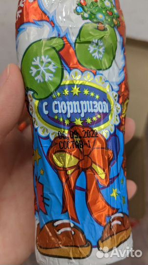 Дед мороз шоколадный