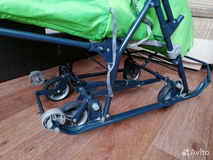 Детские санки коляска ника