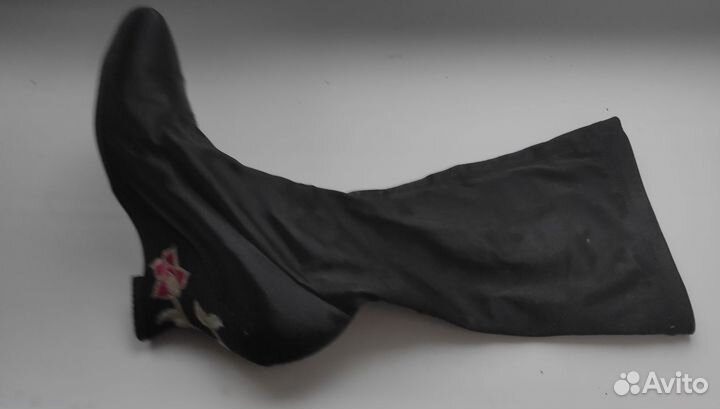 Ботильоны тканевые, 40-41 размер