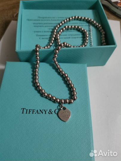 Колье чокер цепочка серебро