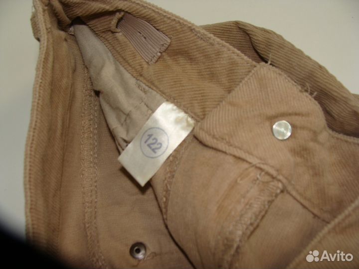 Брюки вельветовые для девочки (р.122)