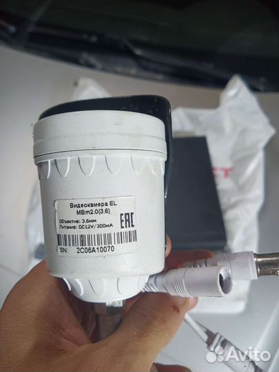 Комплект видеонаблюдения 2 камеры